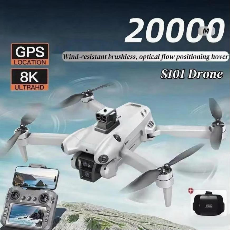 Drone Gimbal 3 Axis - Дрон Xiaomi S101 8K HD Профессиональная