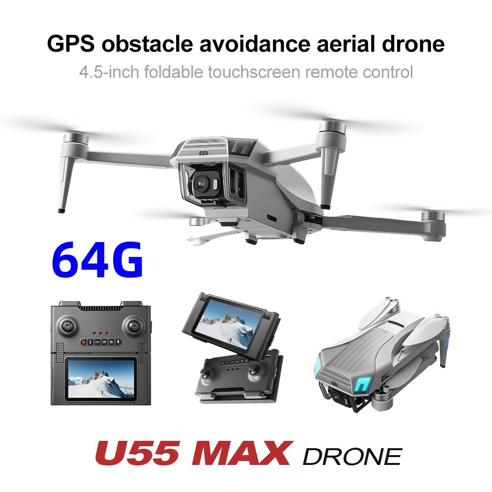NCZOBOE U55 GPS-дрон с пультом – обзор и цена Drone Gimbal 3 Axis