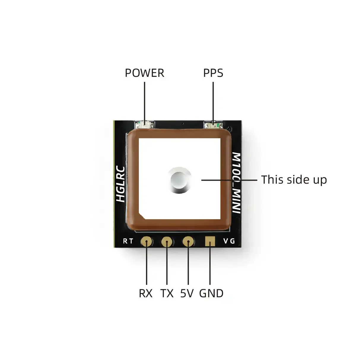 Модуль GPS HGLRC M100 MINI M10 – обзор и цена Drone Gimbal Controller